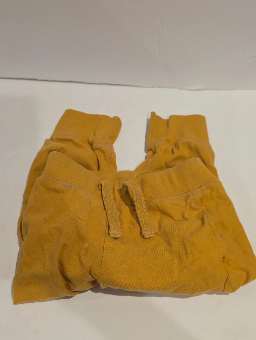 Gap Size 2 T Mustard Yellow Baby/Toddler Drawstring Joggers Gold